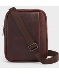 Osprey - The Carter Small Leather 2 Way Messenger Bag - Lyst