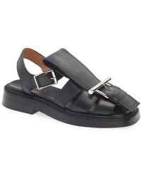 McQueen - T-Bar Fisherman Sandal - Lyst