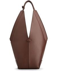 Tod's - Small Sacca Leather Bucket Bag - Lyst