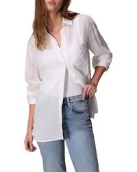 Rag & Bone - Maxine Linen Button-up Shirt - Lyst