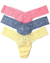 Hanky Panky - Assorted 3-pack Low Rise Thongs - Lyst