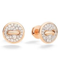 Pomellato - Pom Pom Diamond Dot Stud Earrings - Lyst