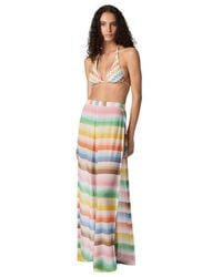 Missoni - Beach Cover-Up Pants With Dégradé Zigzag Pattern And Slits - Lyst