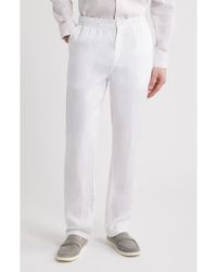 Bugatchi - Tristan Drawstring Linen Pants - Lyst