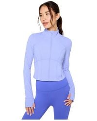 Fabletics - Perfect Storm Cropped Train Jacket - Lyst