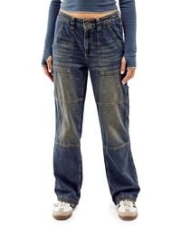 BDG - Tinted Wide Leg Utility Jeans - Lyst