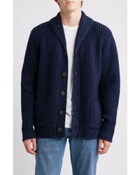 Schott Nyc - Donegal Tweed Wool Blend Cardigan - Lyst