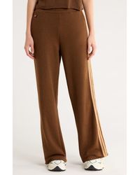 Aviator Nation - 5-Stripe Wide Leg Sweatpants - Lyst