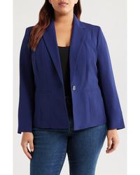 Kasper - One Button Blazer - Lyst