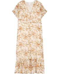 leith kimono maxi dress