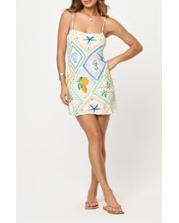 LSPACE - Gabby Cover-Up Mini Sundress - Lyst