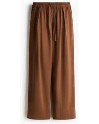 H&M - Barrel Drawstring Trousers - Lyst