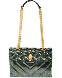 Kurt Geiger - Kensington Quilted Metallic Leather Convertible Shoulder Bag - Lyst