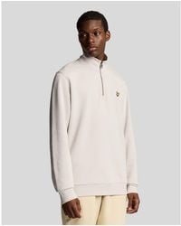 Lyle & Scott - Loopback Quarter Zip Sweat - Lyst
