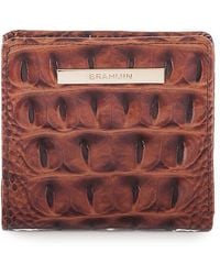 Brahmin - Jane Croc Embossed Leather Wallet - Lyst