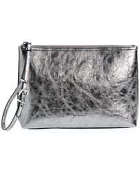 Givenchy - Voyou Metallic Leather Travel Pouch - Lyst