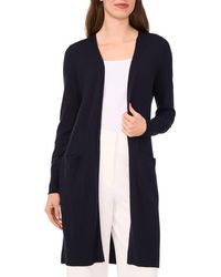 Halogen® - Open Front Longline Cardigan - Lyst