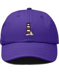 Alix - Lighthouse Embroidered Dad Hat - Lyst