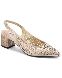Lady Couture - Rhinestone Block Heel Slingbackpump - Lyst