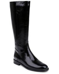L'Agence - Cortland Patent Leather Boots - Lyst