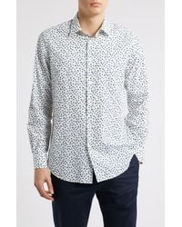 Paul Smith - Tailored Fit Floral Organic Cotton Dress Shirt - Lyst