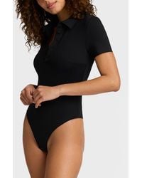 Commando - Polo Scuba Knit Bodysuit - Lyst