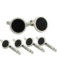 David Donahue - Onyx Cuff Links & Shirt Stud Set - Lyst