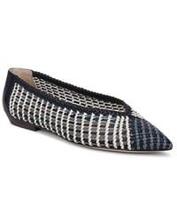 Veronica Beard - Bancroft Woven Pointed Toe Flat - Lyst