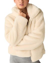 Beyond Yoga - On The List Faux Fur Jacket - Lyst