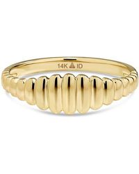 DEVATA - Ribbed Ring - Lyst