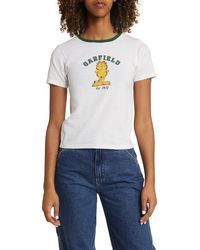GOLDEN HOUR - Garfield College Arch Cotton Graphic T-shirt - Lyst