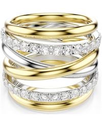 Swarovski - Hyperbola Cocktail Ring - Lyst
