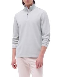 Bugatchi - Quarter Zip Performance Pullover - Lyst