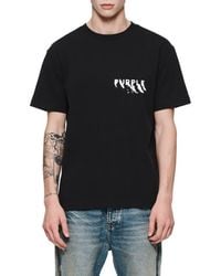 Purple Brand - Oversize Logo Graphic T-Shirt - Lyst