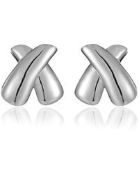 Kellery - Bond Sculpture Earrings - Lyst