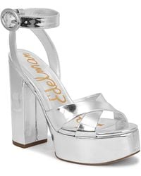 Sam Edelman - Savannah Ankle Strap Platform Sandal - Lyst