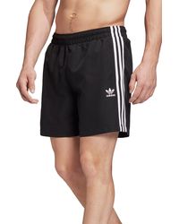 mens black adidas swim shorts