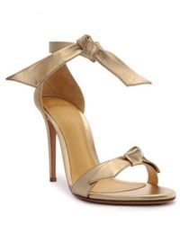 Alexandre Birman - Clarita Metallic Ankle Strap Sandal - Lyst