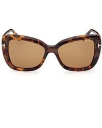 Tom Ford - Maeve 55Mm Gradient Butterfly Sunglasses - Lyst
