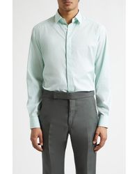 Tom Ford - Classic Fit Stripe Natural Stretch Cotton Button-Up Shirt - Lyst