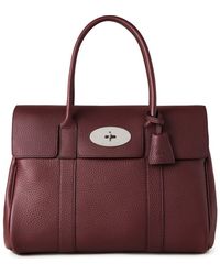 Mulberry - Bayswater Grained Leather Satchel - Lyst