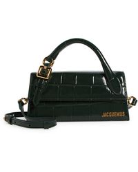 Jacquemus - Le Chiquito Long Croc Embossed Leather Convertible Bag - Lyst
