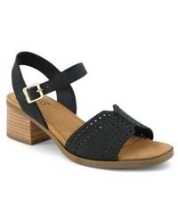 TOMS - Eloise Heeled Open Toe Sandal - Lyst
