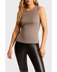 Commando - Luxury Rib Knit Racerback Tank - Lyst