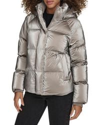 Levi's - Hooded Quilted Puffer Jacket - Lyst