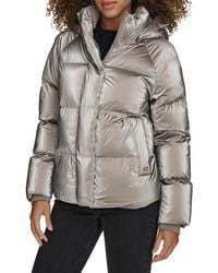 Levi's - Hooded Quilted Puffer Jacket - Lyst
