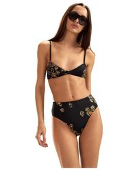 Cynthia Rowley - Amalfi Knotted Bikini Top - Lyst