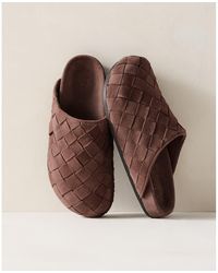 Haven Well Within - Woven Suede Clogs - Lyst