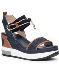 Nero Giardini - Bungee Platform Wedge Sandal - Lyst