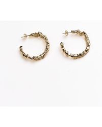 Their Studios - Belle Scrunchie Hoops - Lyst